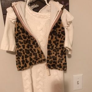 Knit Dress With Vest